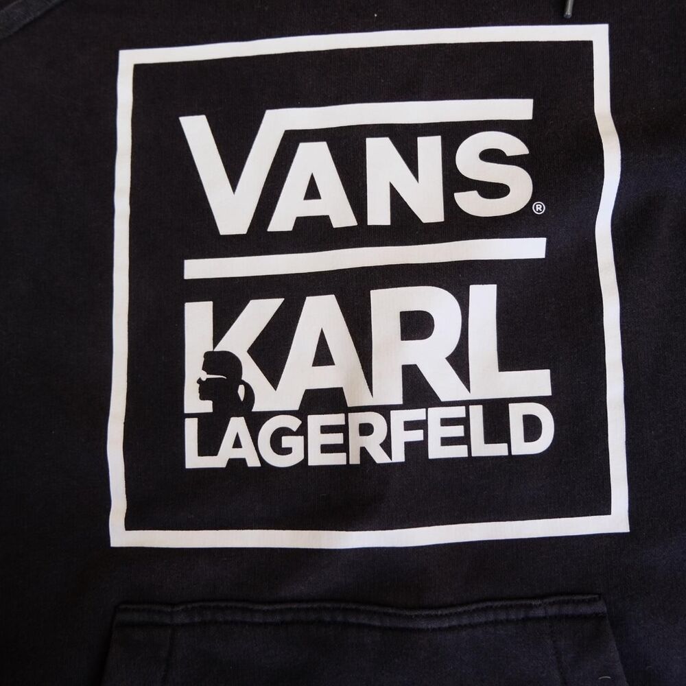 Vans Women's Black and White Hoodie